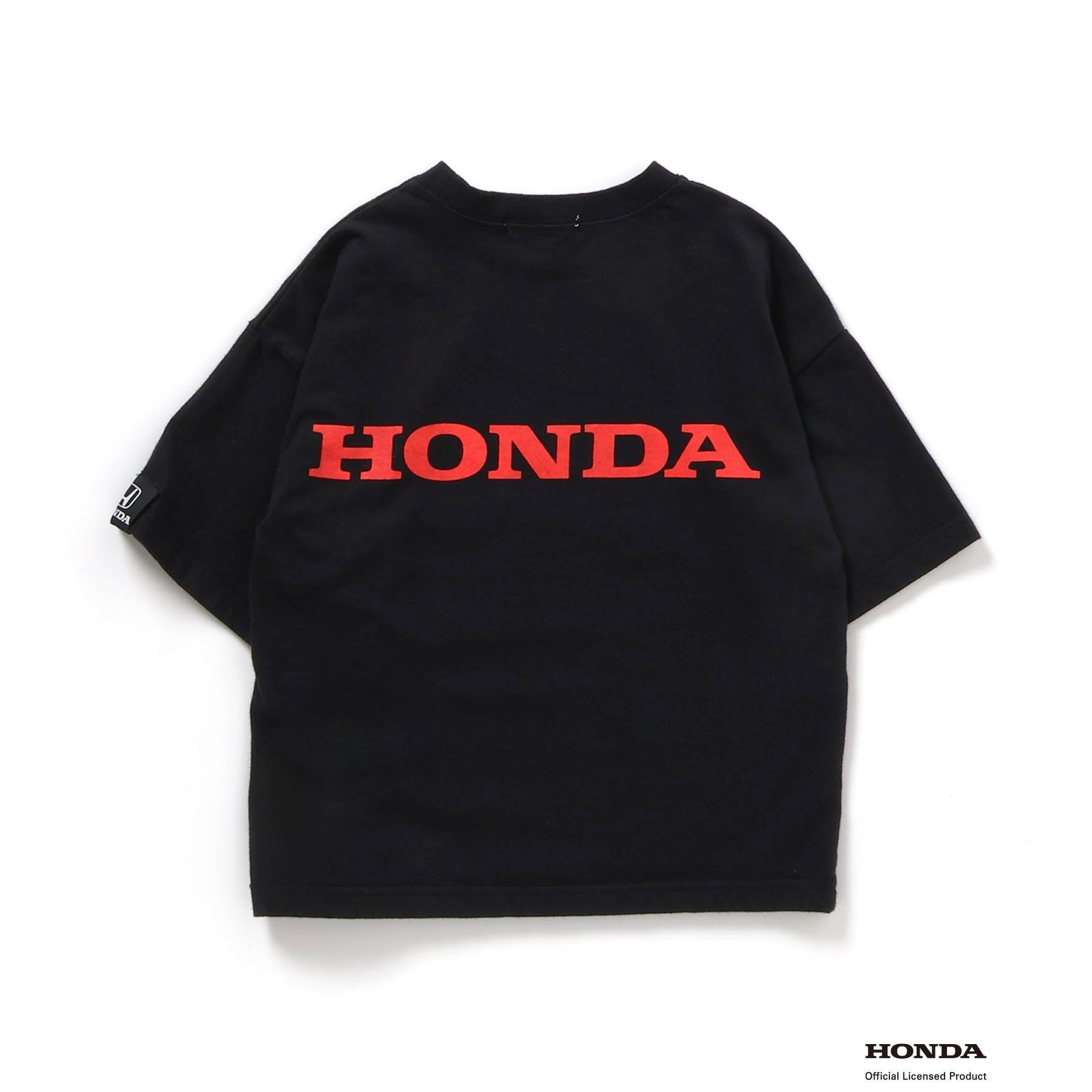F.O.KIDS×Hondaコラボ_Tシャツ prelude(ブラック)