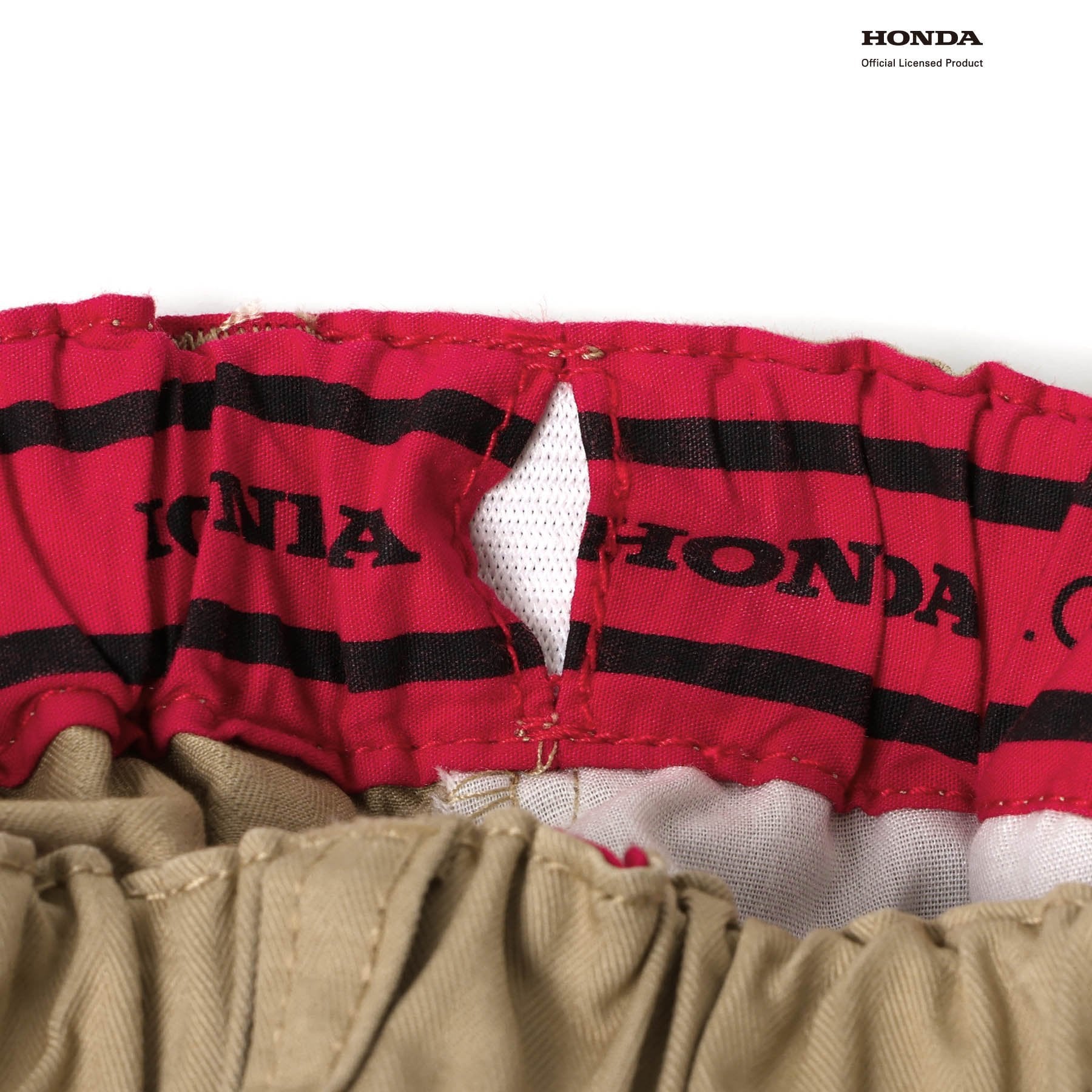 F.O.KIDS×Hondaコラボ_ワッペンハーフパンツ(ベージュ)