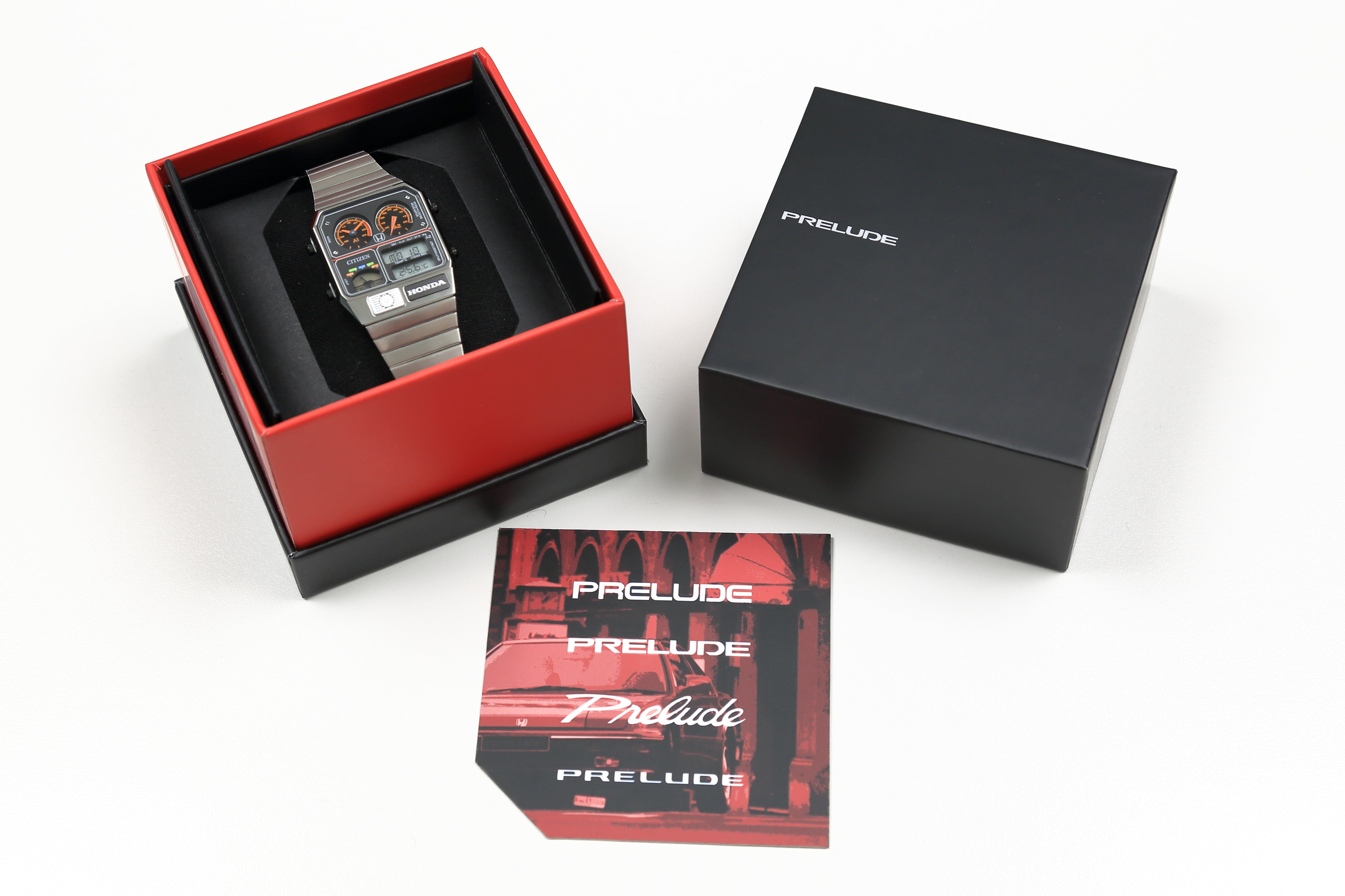 【抽選販売】Honda × CITIZENコラボレーション ANA-DIGI TEMP(Preludeモデル 黒)