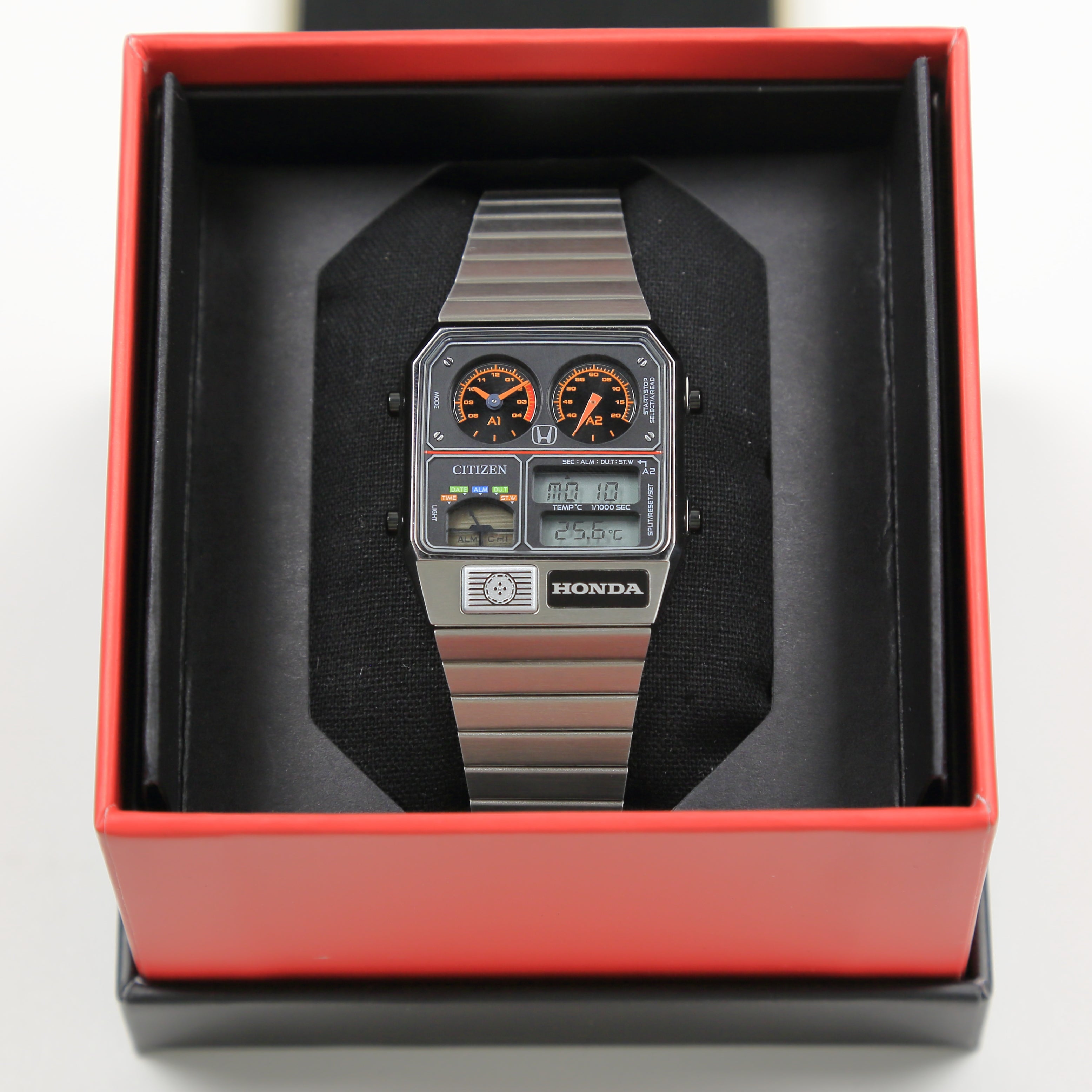 【抽選販売】Honda × CITIZENコラボレーション ANA-DIGI TEMP(Preludeモデル 黒)