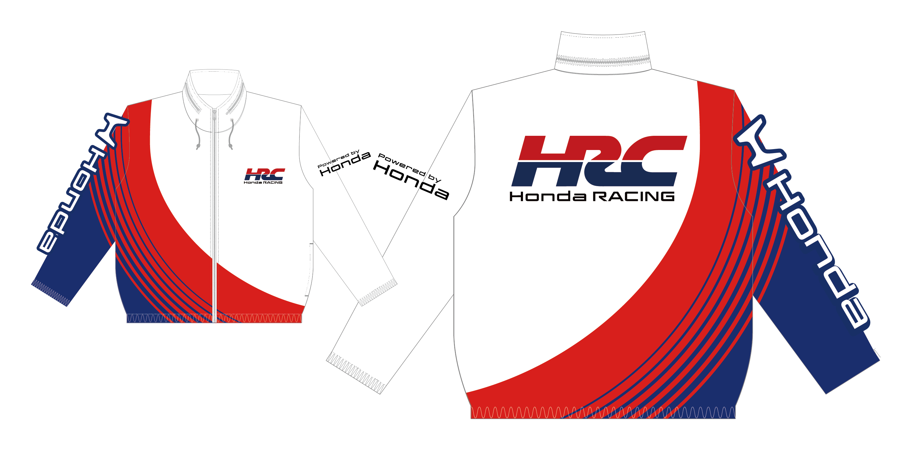 ホンダ HRC ジャケット サイズ不明 新品なみ 希少 HONDA HRC TRACKDAY JACKET MEN'S FREE – Honda-Fun-Shop