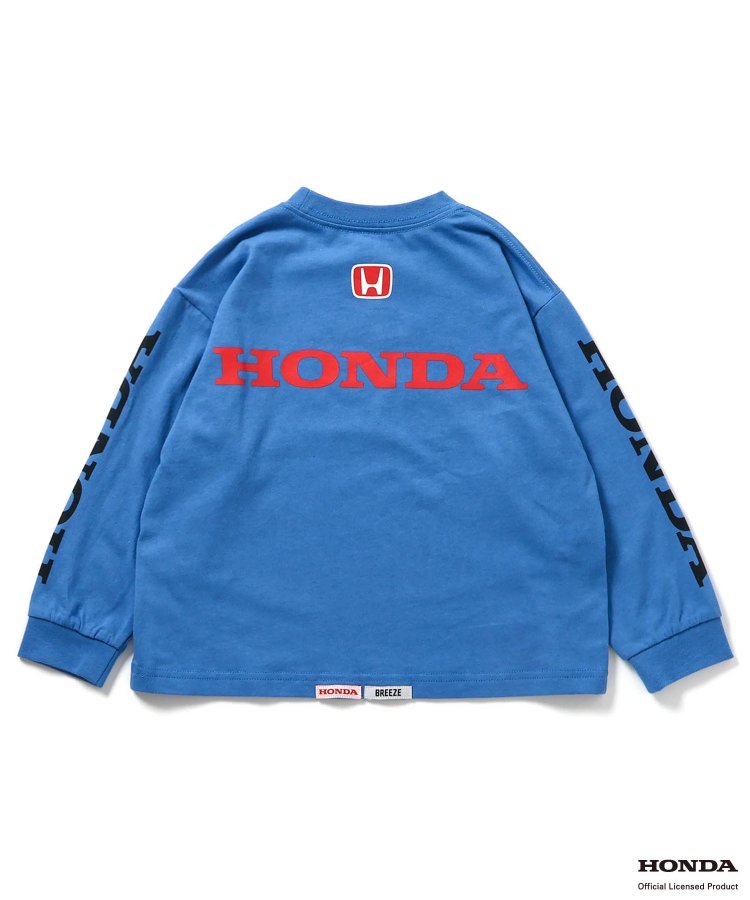 HONDA ヴィンテージグラフィック長袖Tシャツ(ブルー)