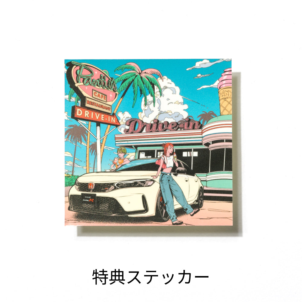 NAKAKI PANTZ × CIVIC TYPE R コラボロングTシャツ