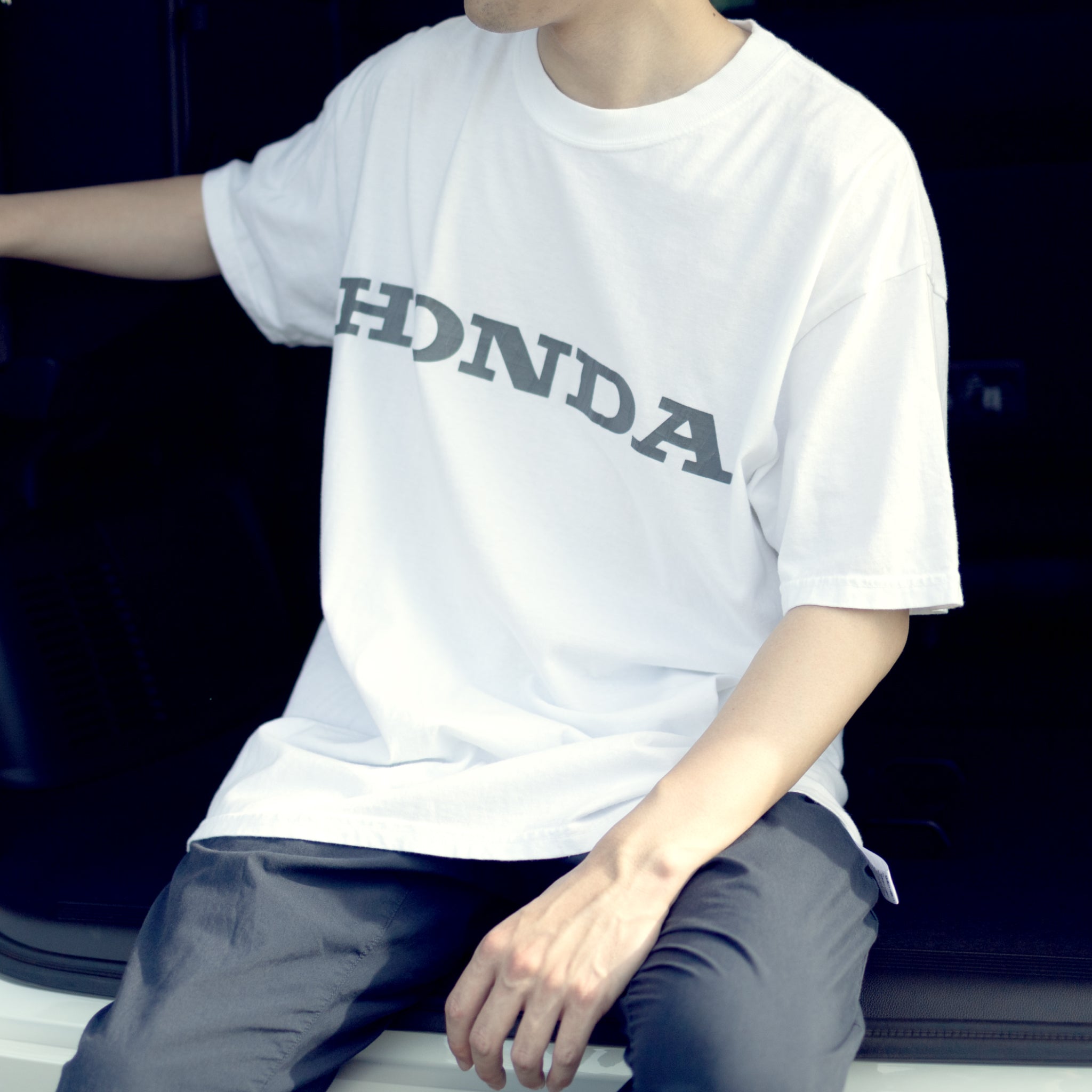 HONDA logo T-shirt (black / L)
