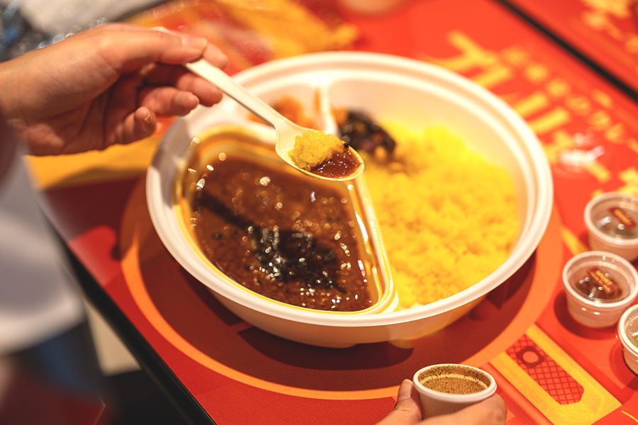 イベント当日に提供されたカレー