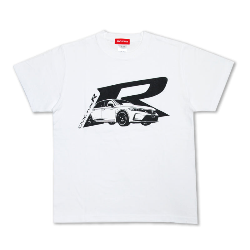 CIVIC TYPE R イラストTシャツ(WHITE)