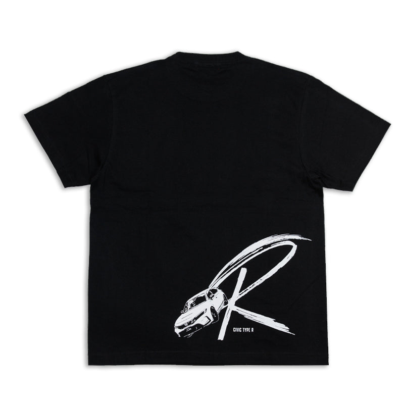 CIVIC TYPE R イラストTシャツ(BLACK)