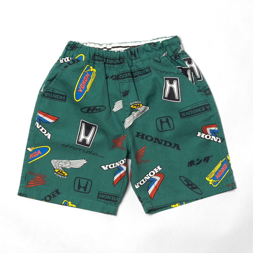 F.O.KIDS×Hondaコラボ_ハーフパンツ(ダークグリーン)