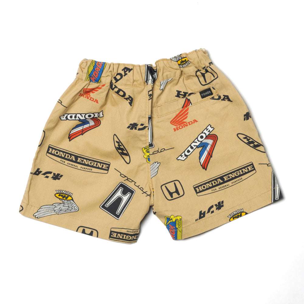 F.O.KIDS×Hondaコラボ_ハーフパンツ(ベージュ)