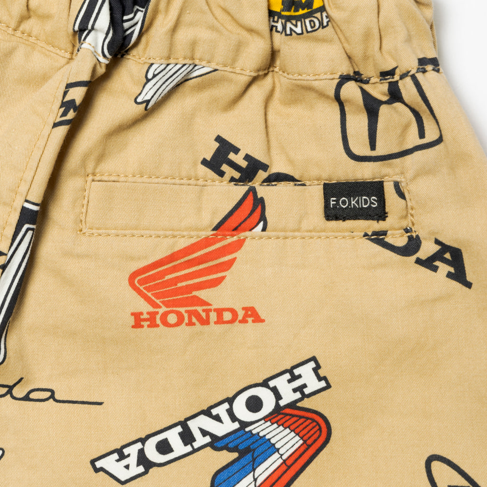 F.O.KIDS×Hondaコラボ_ハーフパンツ(ベージュ)