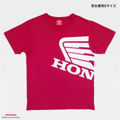OJICO×Honda ウィングマーク Tシャツ 大人 (レッド)