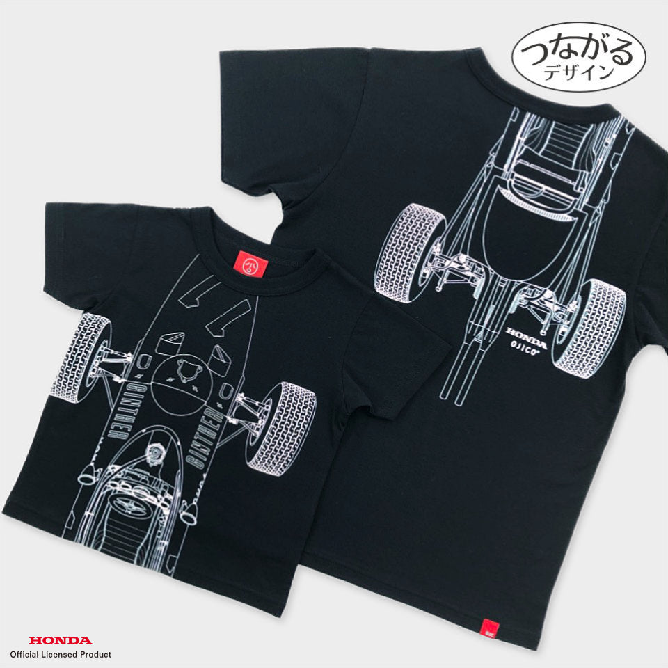 OJICO×Honda RA272 Tシャツ 大人（ブラック）