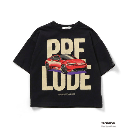 F.O.KIDS×Hondaコラボ_Tシャツ prelude（ブラック）