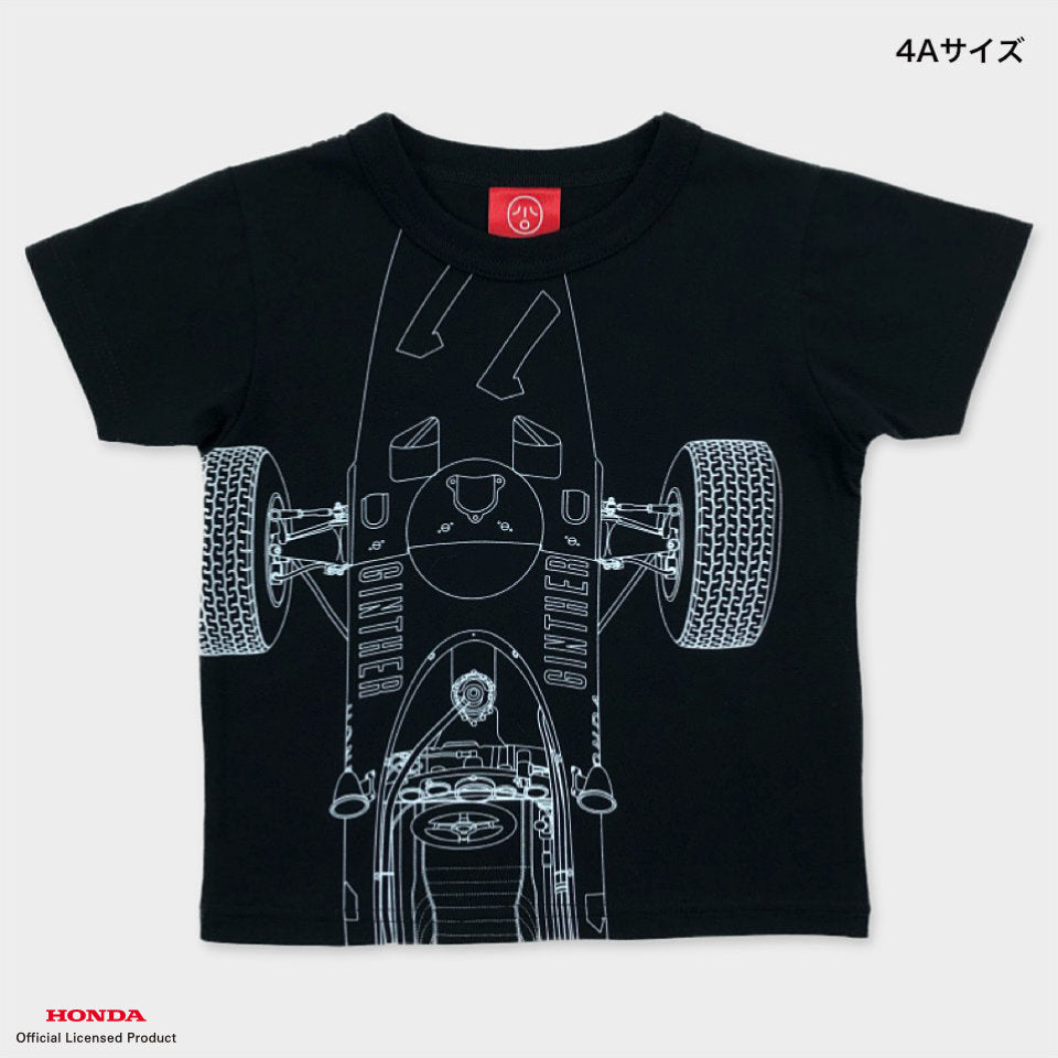 OJICO×Honda RA272 Tシャツ キッズ（ブラック）