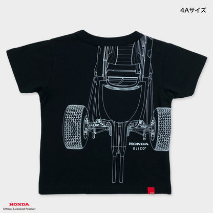 OJICO×Honda RA272 Tシャツ キッズ（ブラック）
