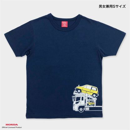 OJICO×Honda カーキャリア Tシャツ 大人 （ネイビー）