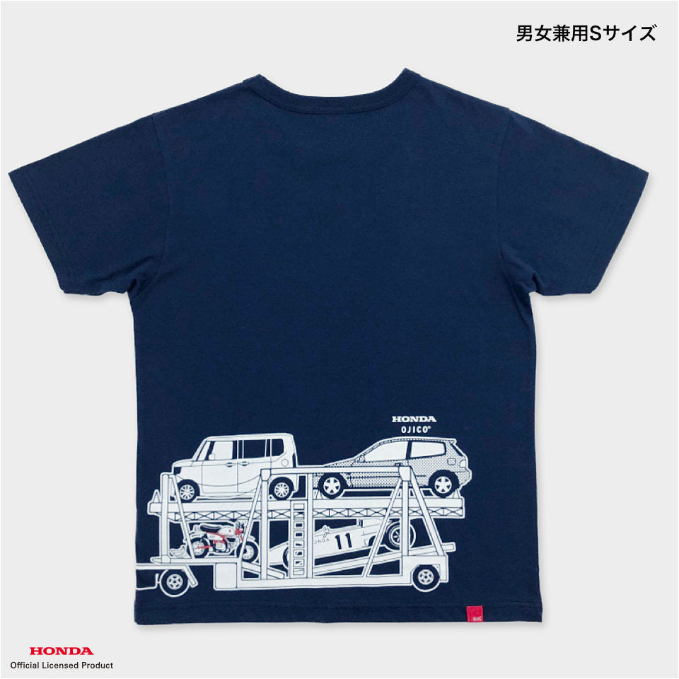 OJICO×Honda カーキャリア Tシャツ 大人 （ネイビー）