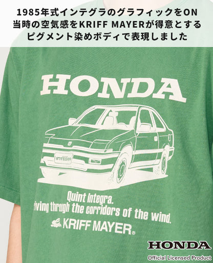 【Honda×KRIFF MAYER】コラボTシャツ インテグラ（グリーン）