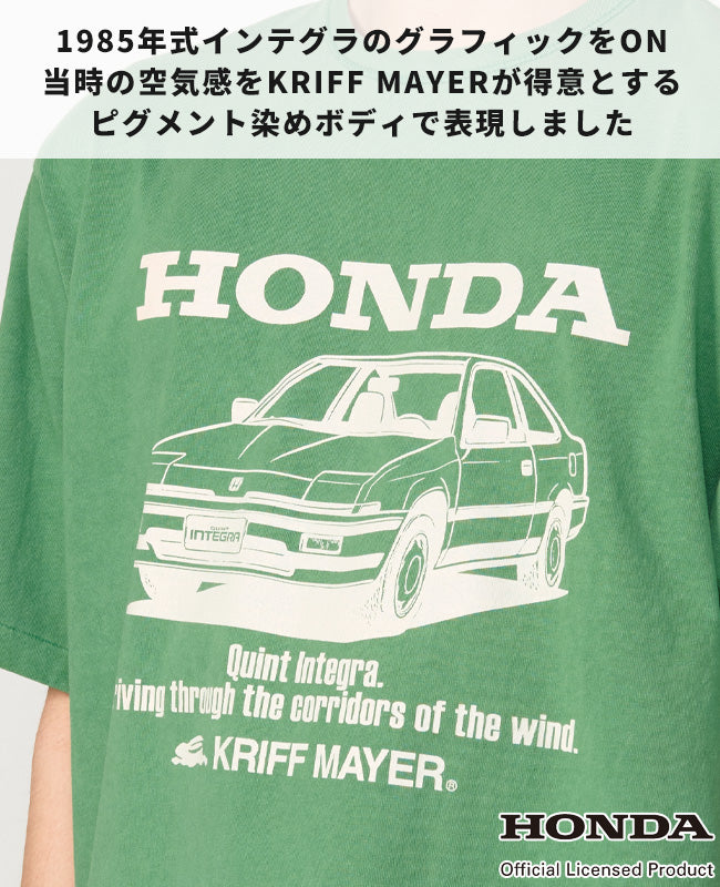 【Honda×KRIFF MAYER】コラボTシャツ インテグラ（グリーン）