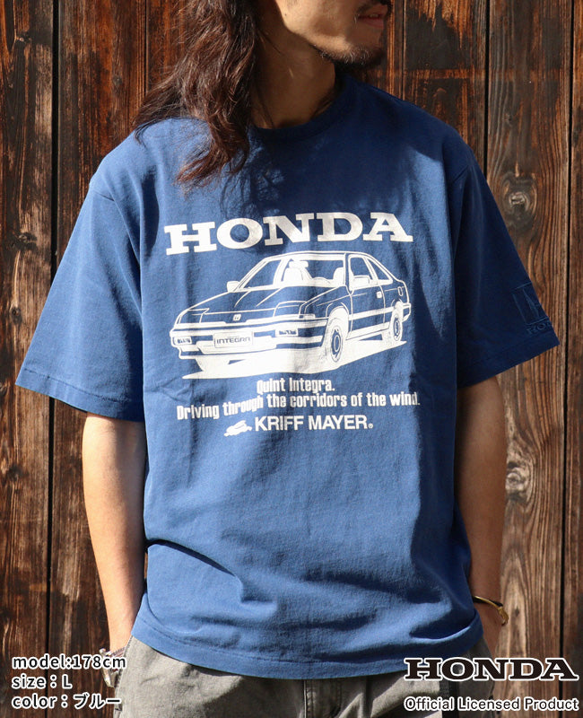 【Honda×KRIFF MAYER】コラボTシャツ インテグラ（ブルー）