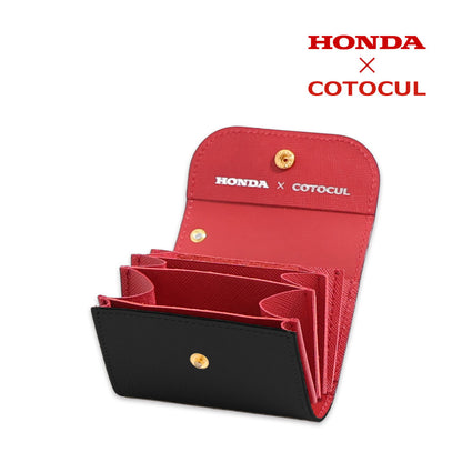 【アップサイクル製品】ミニ財布（ACCORD本革使用）ブラック