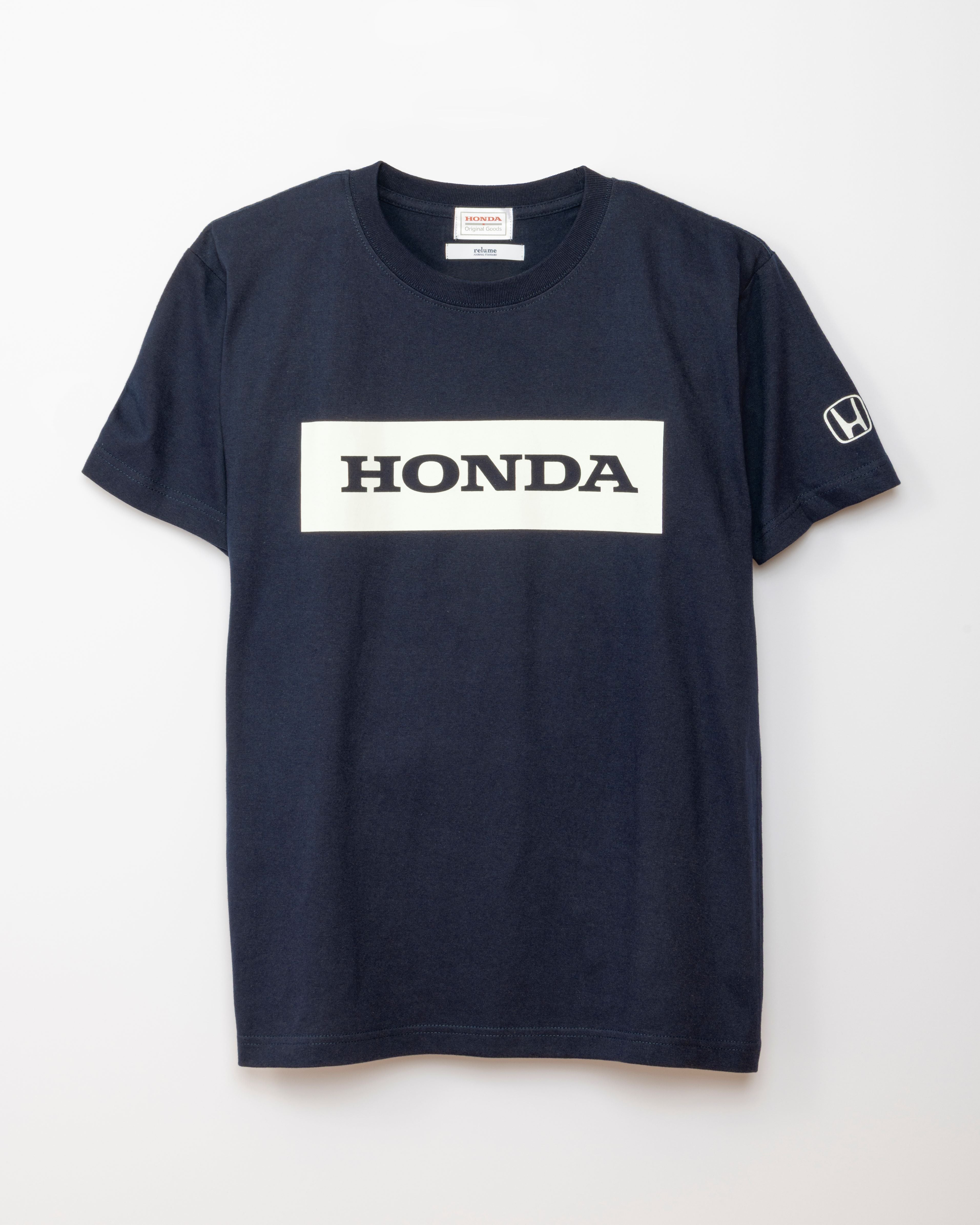 【別注】JOURNAL STANDARD relume×HondaロゴTシャツ ネイビー