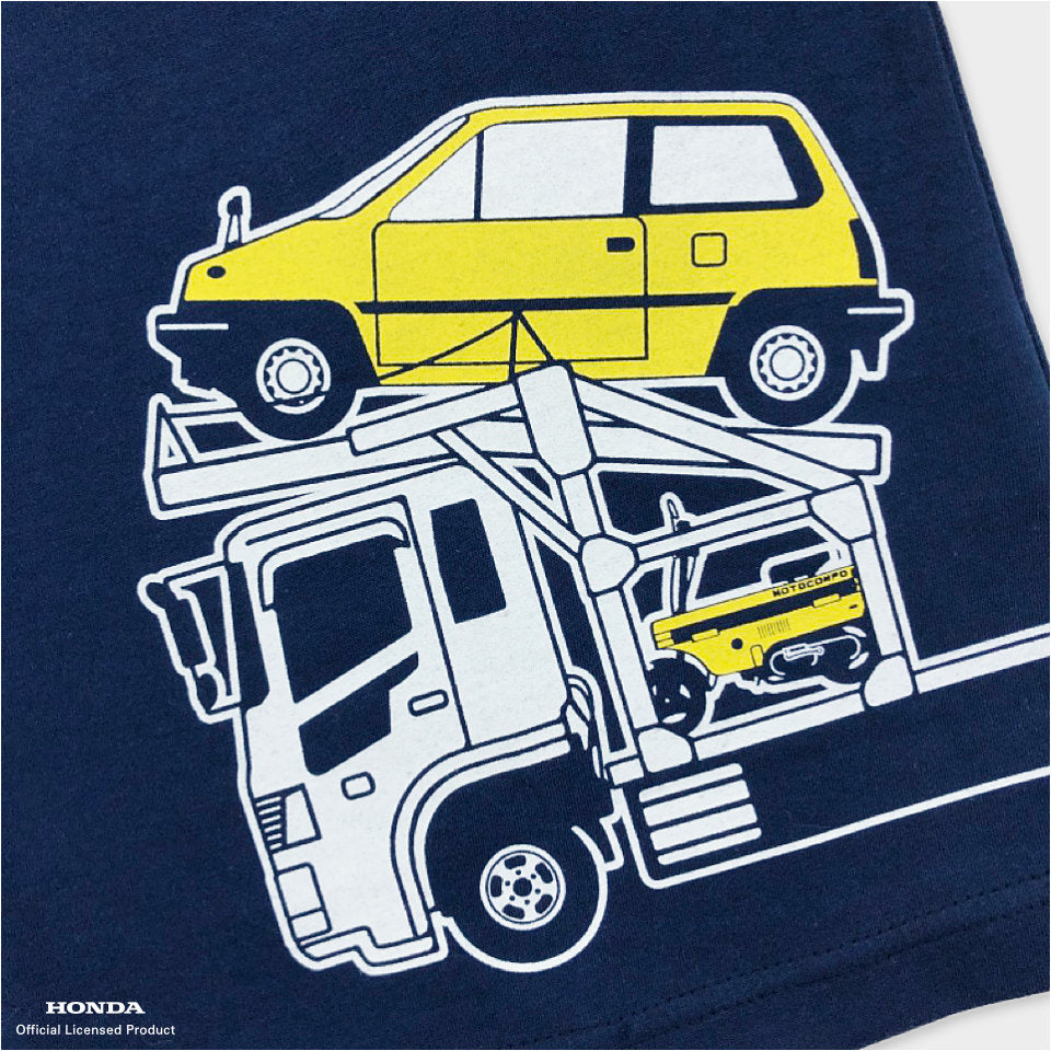 OJICO×Honda カーキャリア Tシャツ 大人 （ネイビー） – Honda-Fun-Shop