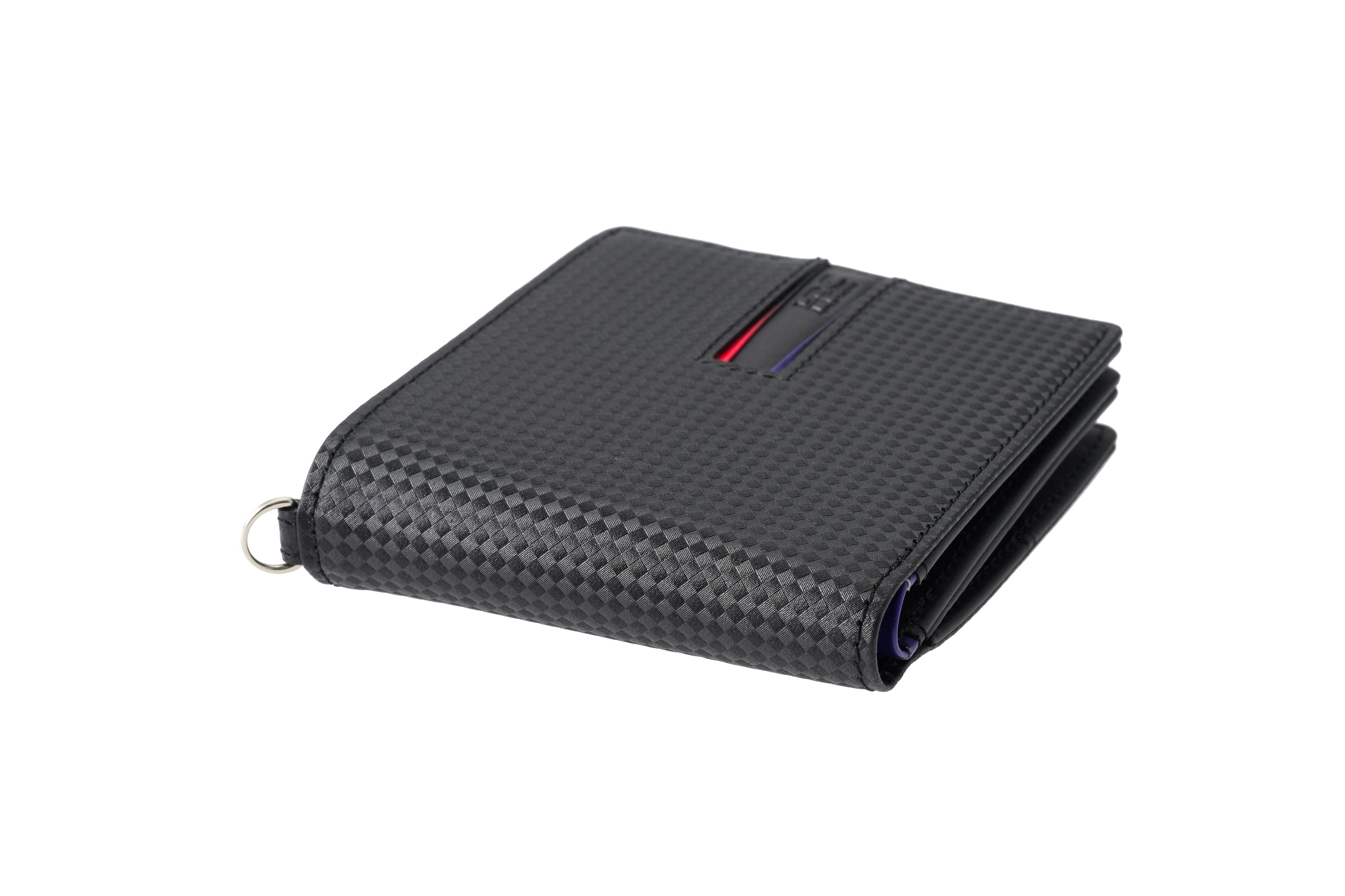 【ノイインテレッセ×HRC】BOX小銭入れ付き札入れ（ブラック×レッド×ネイビー）