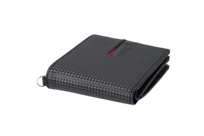 【ノイインテレッセ×HRC】BOX小銭入れ付き札入れ（ブラック×レッド×ネイビー）