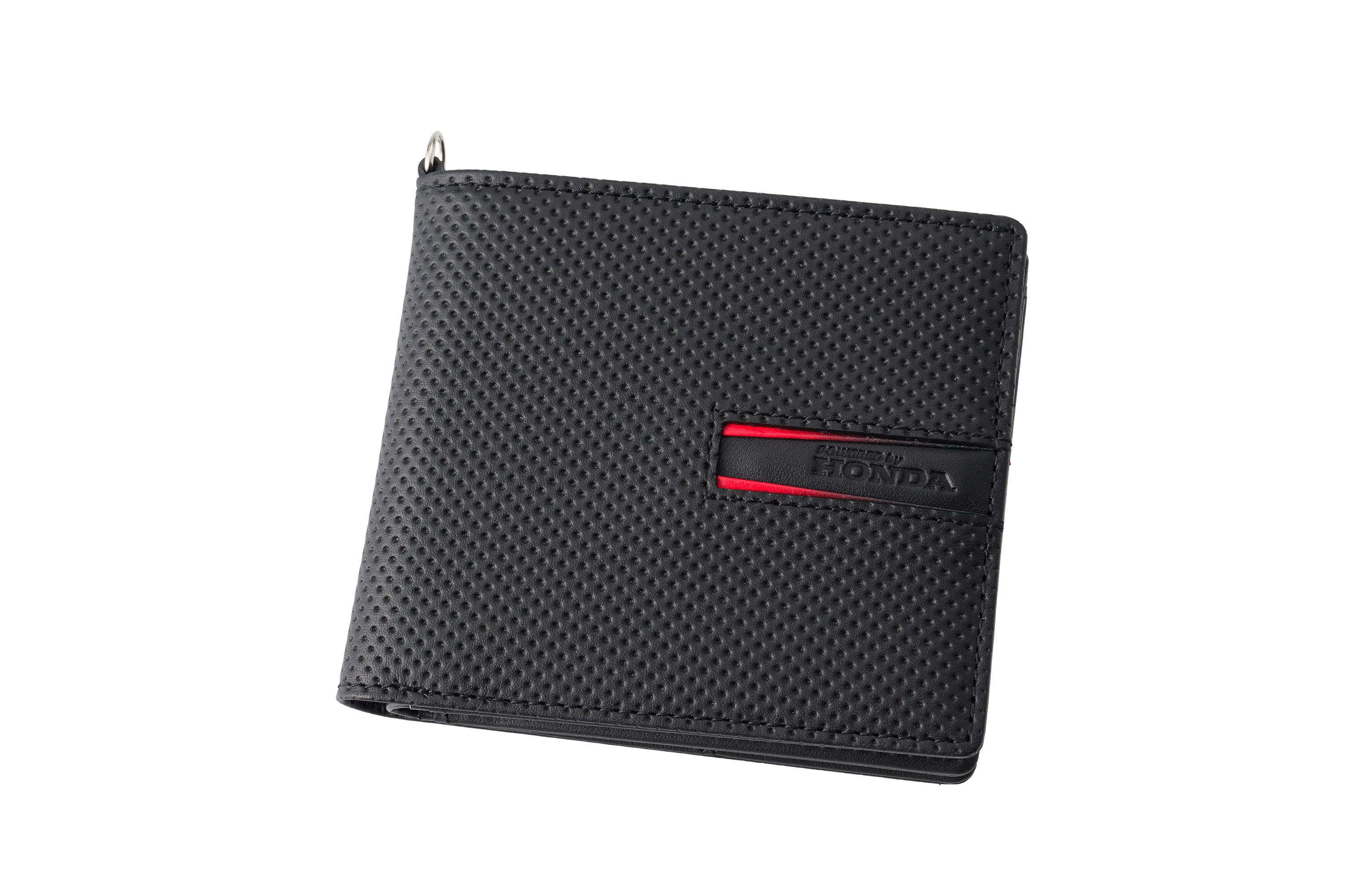 【ノイインテレッセ×HRC】BOX小銭入れ付き札入れ（ブラック×レッド）