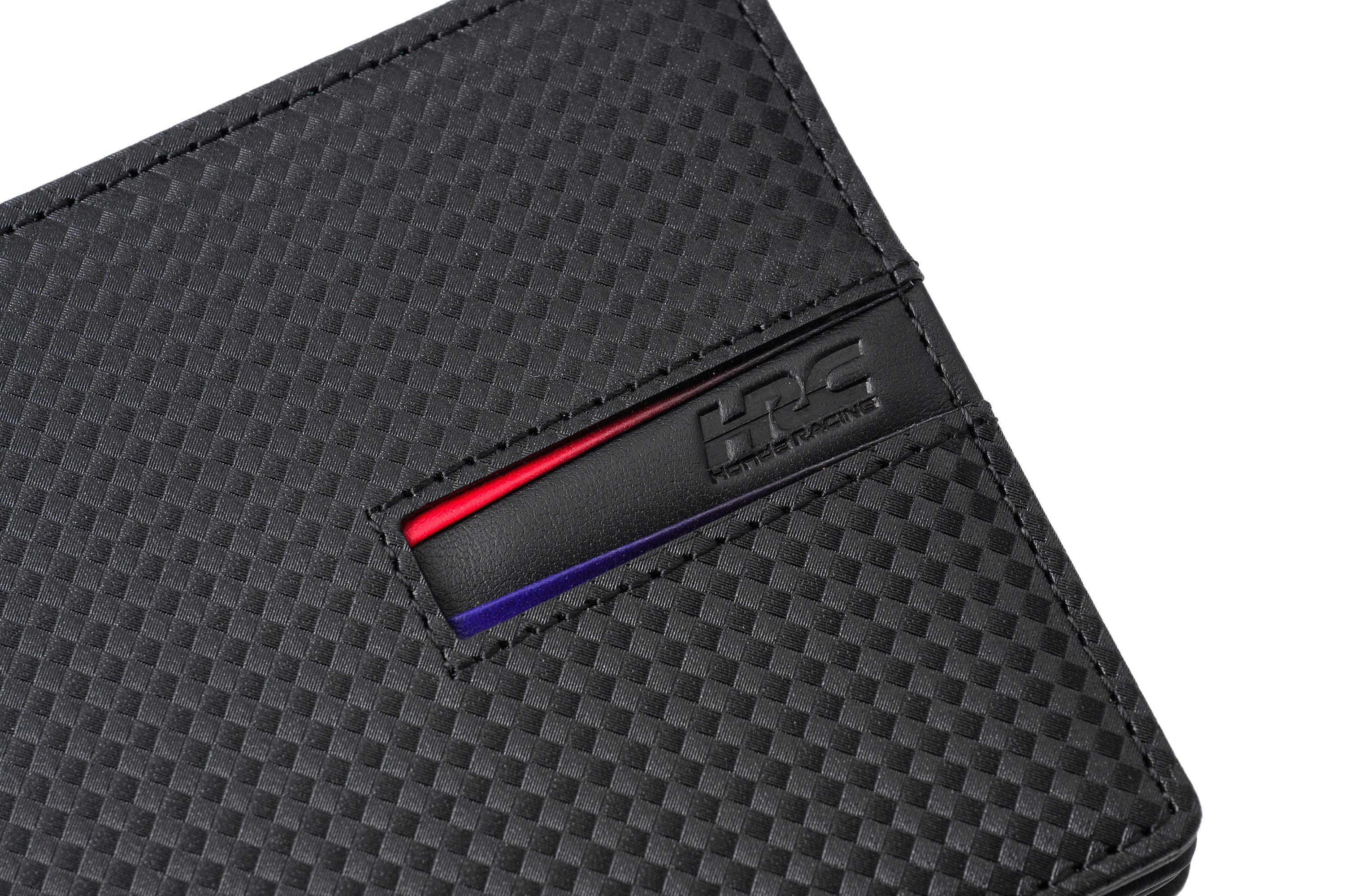 【ノイインテレッセ×HRC】BOX小銭入れ付き札入れ（ブラック×レッド×ネイビー）