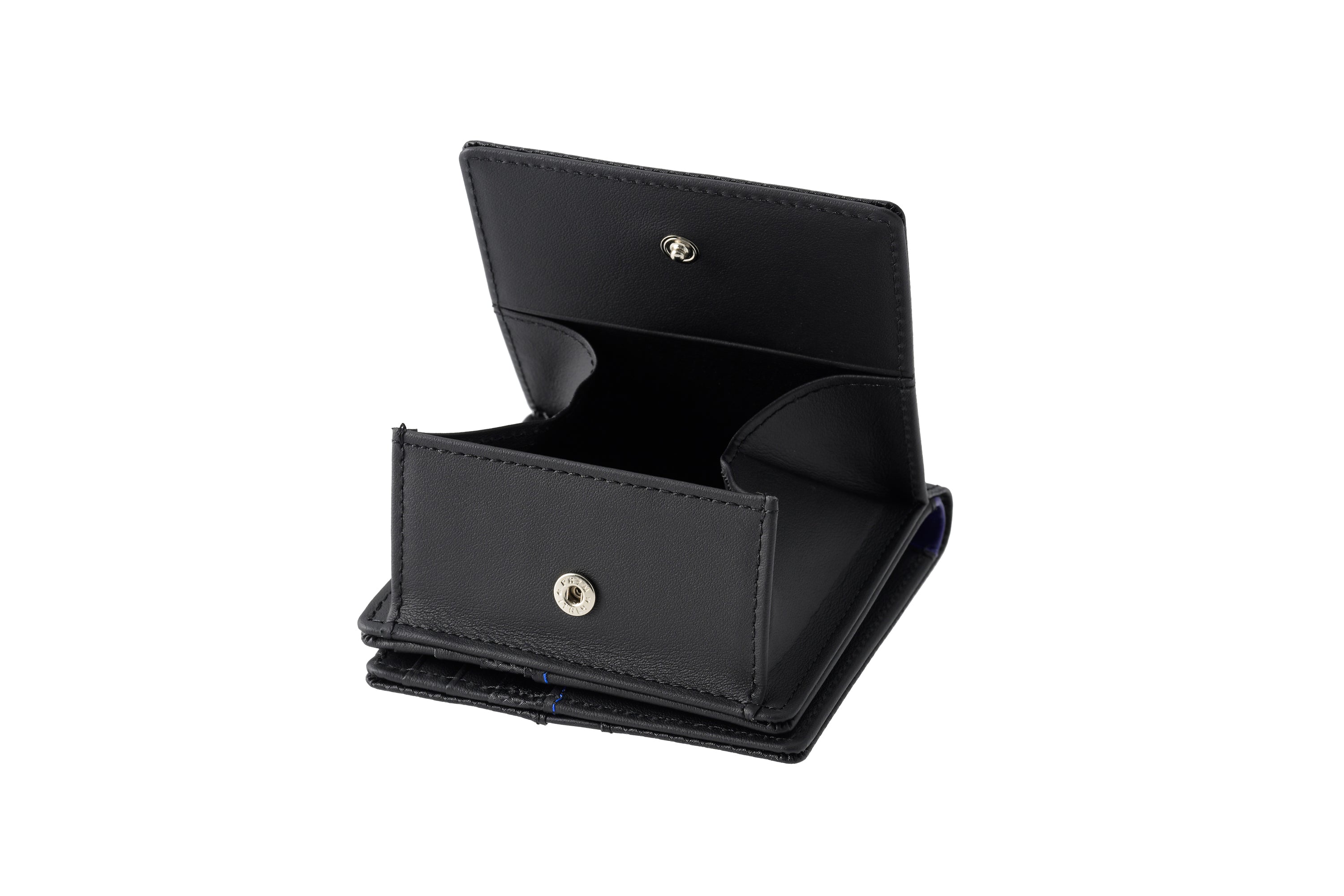 【ノイインテレッセ×HRC】BOX小銭入れ付き札入れ（ブラック×レッド×ネイビー）