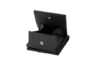 【ノイインテレッセ×HRC】BOX小銭入れ付き札入れ（ブラック×レッド×ネイビー）