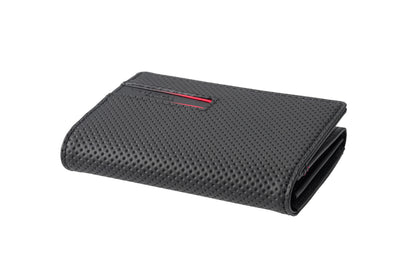 【ノイインテレッセ×HRC】名刺入れ（ブラック×レッド）