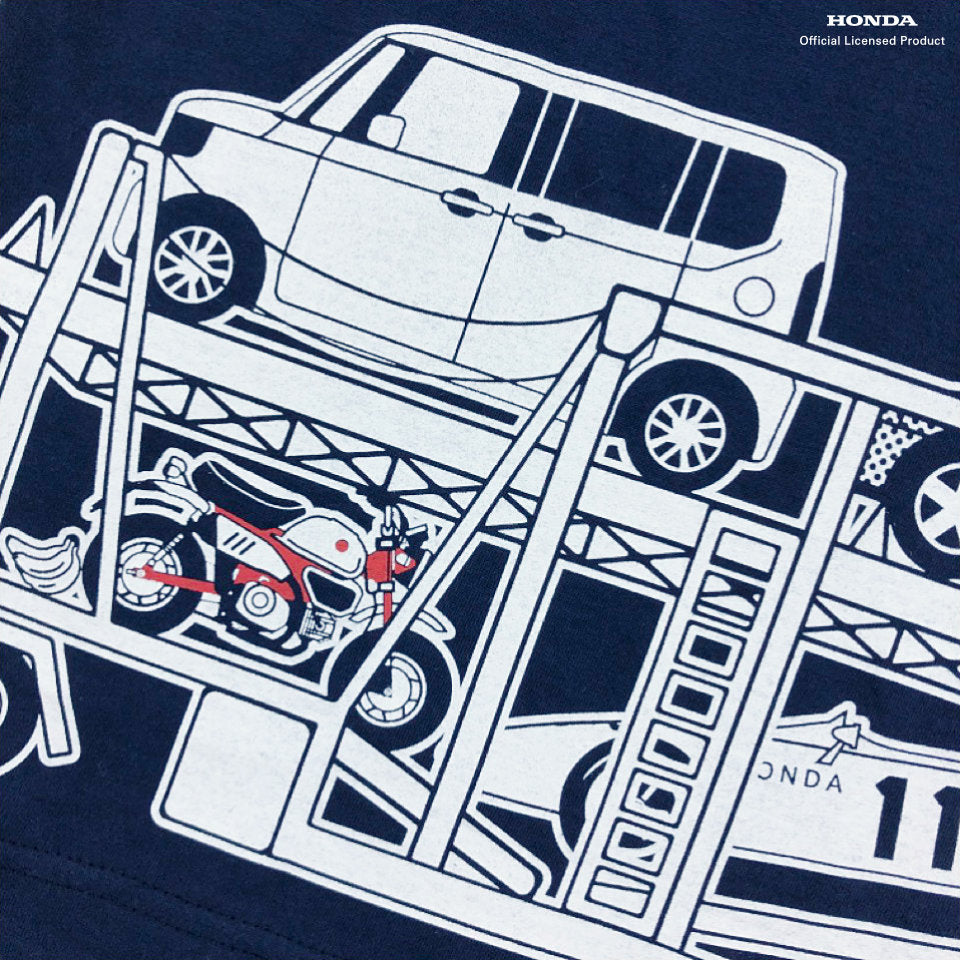 OJICO×Honda カーキャリア Tシャツ 大人 （ネイビー） – Honda-Fun-Shop