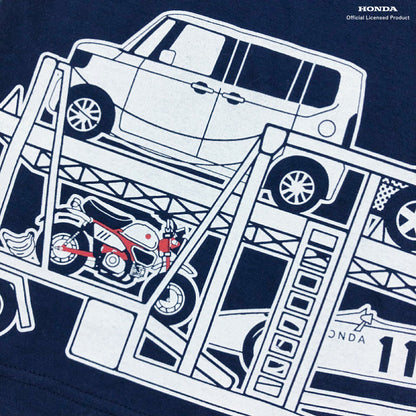 OJICO×Honda カーキャリア Tシャツ 大人 （ネイビー）
