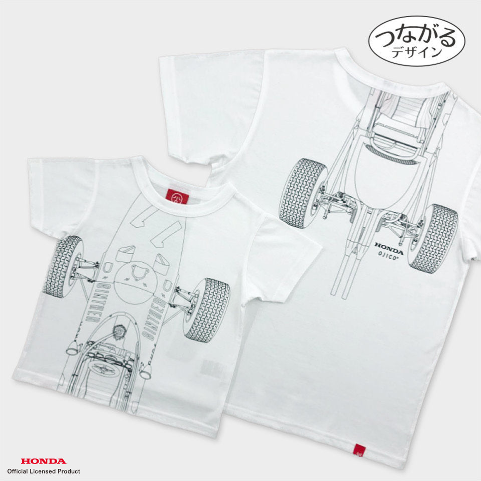 OJICO×Honda RA272 Tシャツ 大人　(ホワイト)