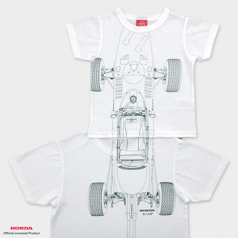 OJICO×Honda RA272 Tシャツ キッズ（ホワイト）