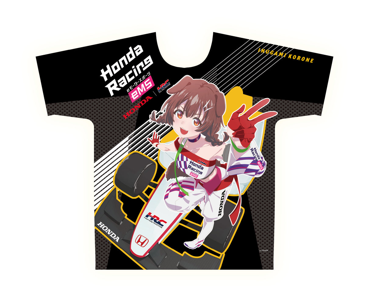 戌神ころね × Honda Racing eMS フルグラフィックTシャツ