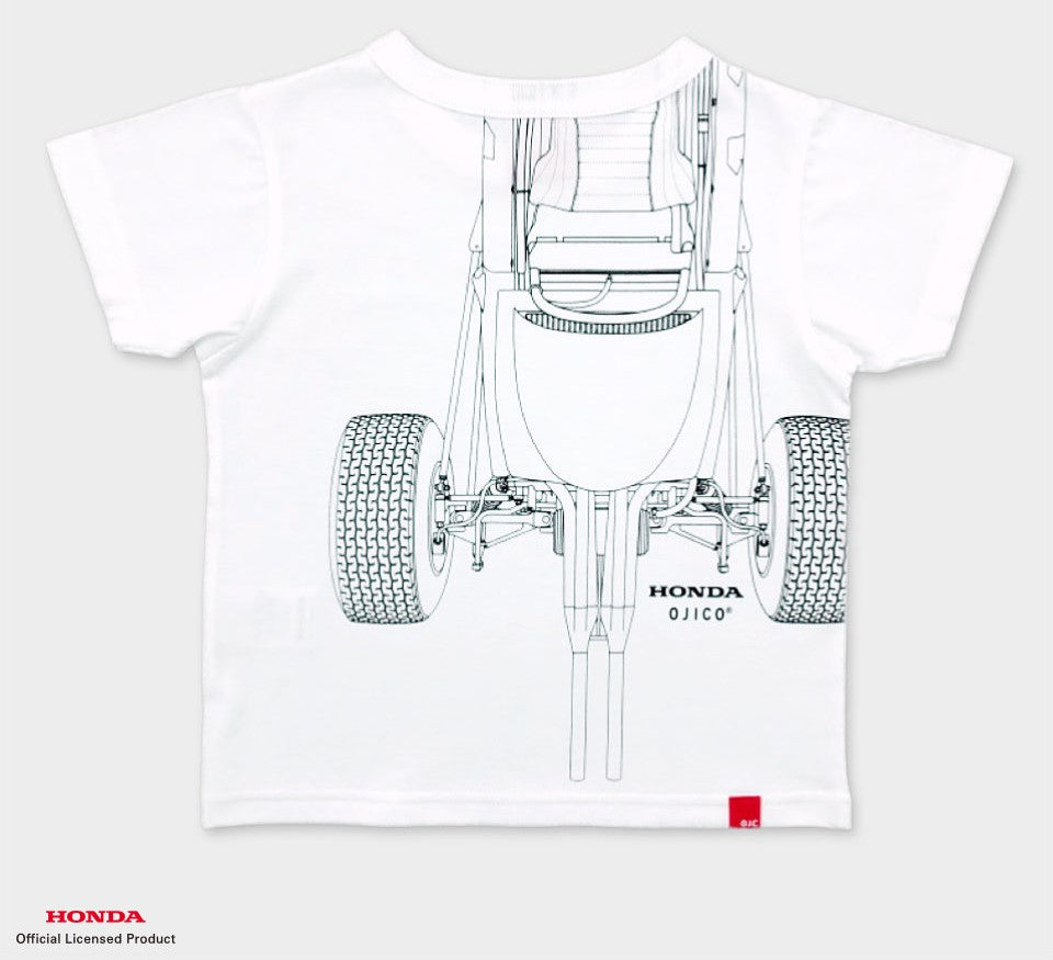 OJICO×Honda RA272 Tシャツ キッズ（ホワイト）