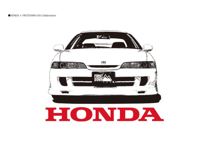 FIRST DOWN USAコラボ「INTEGRA TYPE R」Tシャツ(ホワイト)