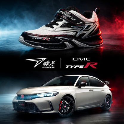 【販売予告】瞬足×Honda「CIVIC TYPE R」コラボシューズ_チャンピオンシップホワイト