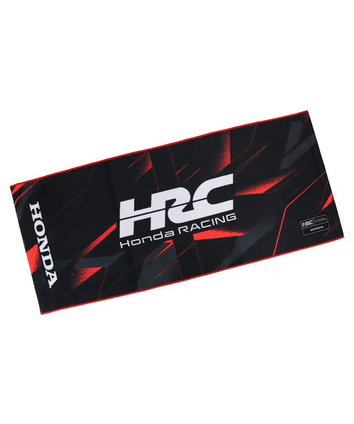 HRCレーシングフェイスタオル（ブラック）