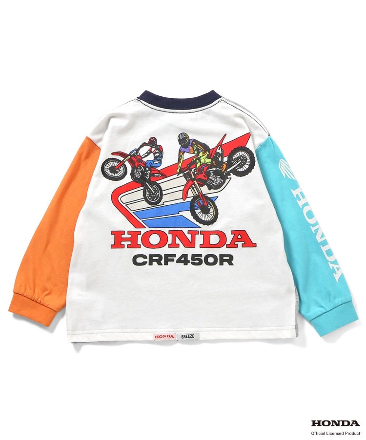 HONDA ヴィンテージグラフィック長袖Tシャツ(レインボー)