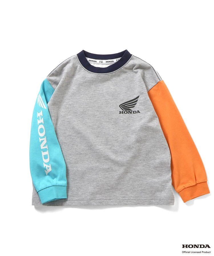 HONDA ヴィンテージグラフィック長袖Tシャツ(レインボー)
