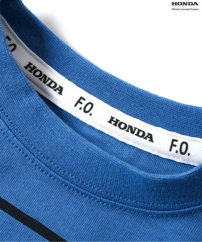 HONDA ヴィンテージグラフィック長袖Tシャツ(ブルー)