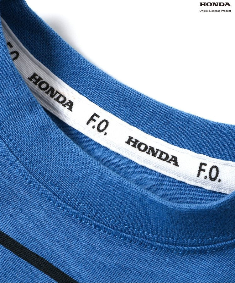 HONDA ヴィンテージグラフィック長袖Tシャツ(ブルー)