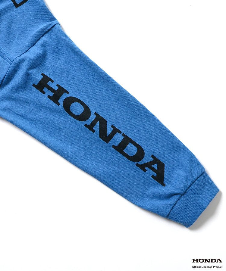 HONDA ヴィンテージグラフィック長袖Tシャツ(ブルー)