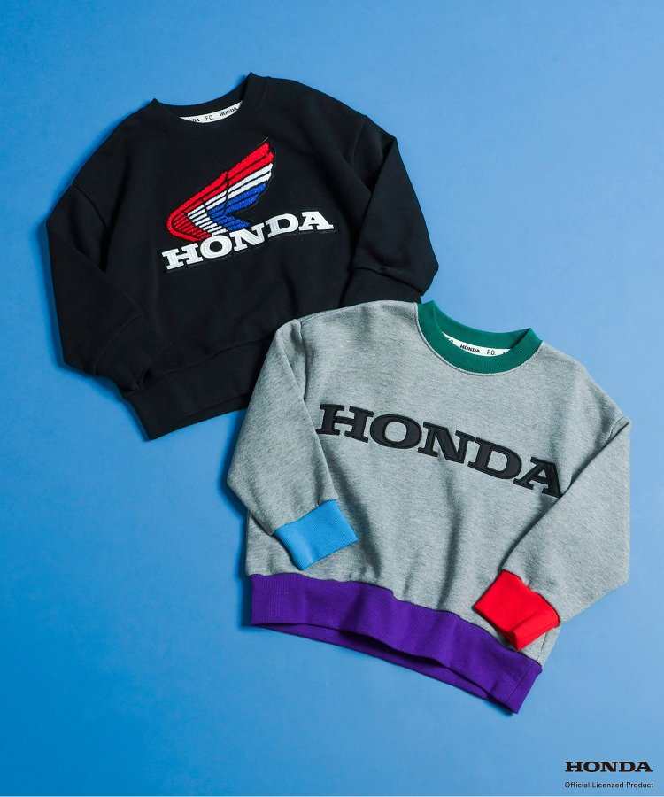 HONDA ワッペントレーナー(ブラック)