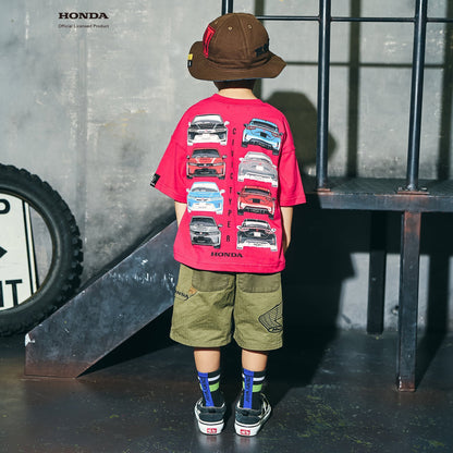 F.O.KIDS×Hondaコラボ_Tシャツ CIVIC TYPE R（レッド）